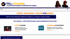 What Pnl-humaniste.be website looked like in 2019 (4 years ago)