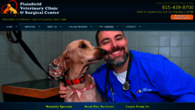 What Plainfieldvetclinic.com website looked like in 2019 (4 years ago)