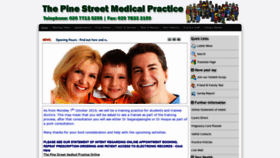 What Pinestreetpractice.co.uk website looked like in 2019 (4 years ago)