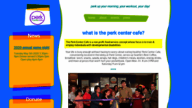 What Perkcentercafe.org website looked like in 2019 (4 years ago)