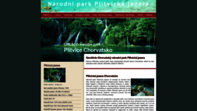What Plitvice.cz website looked like in 2019 (4 years ago)