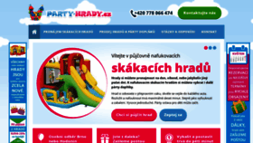 What Party-hrady.cz website looked like in 2019 (4 years ago)