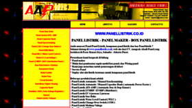 What Panellistrik.co.id website looked like in 2019 (4 years ago)
