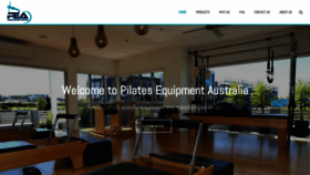 What Pilatesequipmentaustralia.com.au website looked like in 2019 (4 years ago)