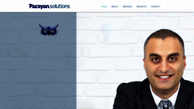 What Parsyan.solutions website looked like in 2019 (4 years ago)
