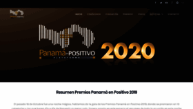 What Panamaenpositivo.com website looked like in 2019 (4 years ago)