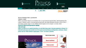 What Pathos-journal.com website looked like in 2019 (4 years ago)