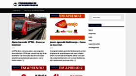 What Programadeaprendizagem.net website looked like in 2019 (6 years ago)