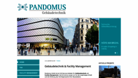 What Pandomus.de website looked like in 2019 (4 years ago)