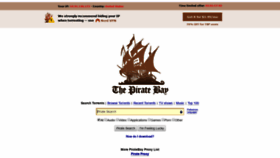 What Proxybay.zone website looked like in 2019 (4 years ago)