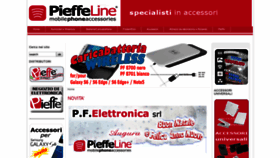 What Pieffeline.com website looked like in 2019 (4 years ago)