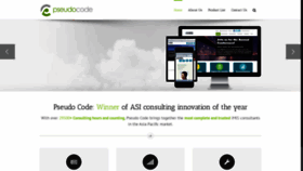 What Pseudocode.com.au website looked like in 2019 (4 years ago)