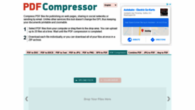 What Pdfcompressor.com website looked like in 2019 (4 years ago)
