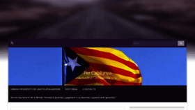 What Percatalunya.cat website looked like in 2019 (4 years ago)