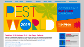 What Pestworld2019.org website looked like in 2019 (4 years ago)