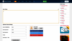 What Pastebin.com website looked like in 2019 (5 years ago)