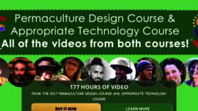 What Permaculture-design-course.com website looked like in 2019 (4 years ago)