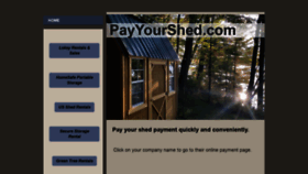 What Payyourshed.com website looked like in 2019 (4 years ago)