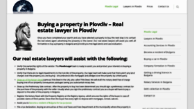 What Plovdivlegal.com website looked like in 2019 (4 years ago)