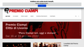 What Premiociampi.it website looked like in 2019 (4 years ago)