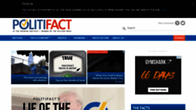 What Politifact.com website looked like in 2019 (4 years ago)