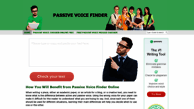 What Passivevoicefinder.com website looked like in 2019 (4 years ago)