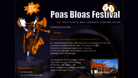 What Poasbloasfestival.nl website looked like in 2019 (4 years ago)