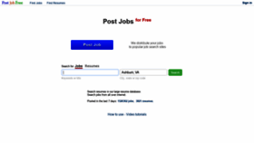 What Postjobfree.com website looked like in 2019 (4 years ago)