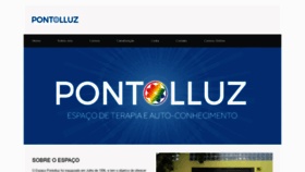 What Pontolluz.com.br website looked like in 2019 (4 years ago)