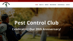 What Pestcontrolclub.com website looked like in 2019 (4 years ago)