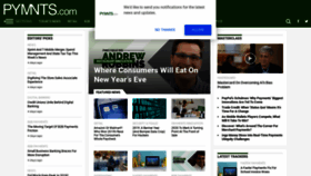 What Pymnts.com website looked like in 2019 (4 years ago)