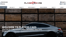 What Playerscars.com website looked like in 2019 (4 years ago)