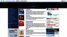 What Parqueciencias.com website looked like in 2020 (4 years ago)