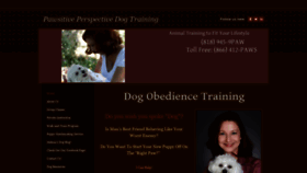 What Pawsitiveperspective.net website looked like in 2020 (4 years ago)