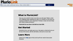 What Pluriolink.com website looked like in 2020 (4 years ago)