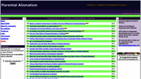 What Parental-alienation.info website looked like in 2020 (4 years ago)