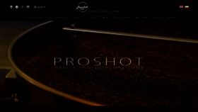 What Proshotcoffee.com website looked like in 2020 (4 years ago)