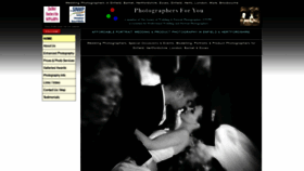 What Photographersforyou.co.uk website looked like in 2020 (4 years ago)