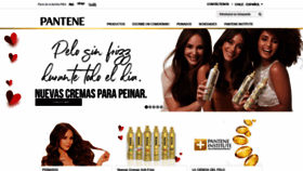 What Pantene.cl website looked like in 2020 (4 years ago)