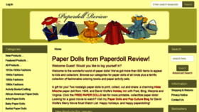 What Paperdollreview.com website looked like in 2020 (4 years ago)