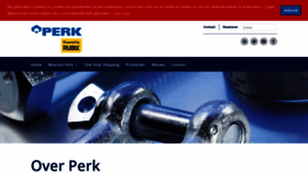 What Perk.nu website looked like in 2020 (4 years ago)