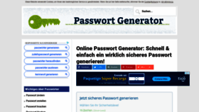 What Passwort-generator.com website looked like in 2020 (4 years ago)