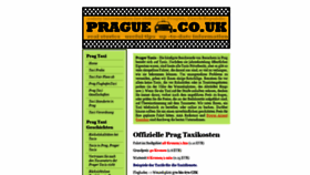 What Pragtaxi.de website looked like in 2020 (4 years ago)