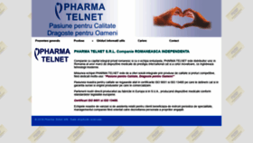 What Pharmatelnet.ro website looked like in 2020 (4 years ago)