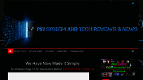 What Pinsystem.co.uk website looked like in 2020 (4 years ago)