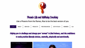 What Phoenixlifecoach.co.uk website looked like in 2020 (4 years ago)