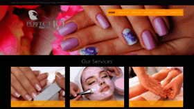 What Perfect10nailsspa.com website looked like in 2020 (4 years ago)