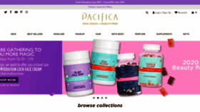 What Pacificabeauty.com website looked like in 2020 (4 years ago)