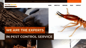 What Pestcontroljamnagar.com website looked like in 2020 (4 years ago)