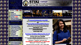 What P2kp.stiki.ac.id website looked like in 2020 (4 years ago)